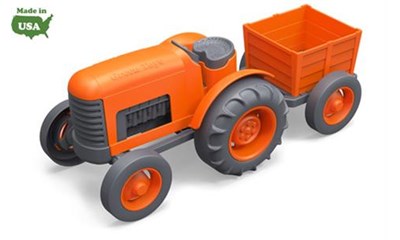 Tractor, orange