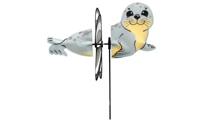 Windspiel Spin Critter Seal ø 32 cm, Länge 63 cm, wetterfest u. lichtbeständig