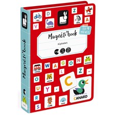 Magnetbuch Alphabet 105 Buchtaben und 26 Magnete Version Français