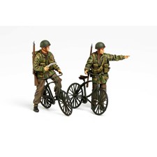Plastikmodell British Paratroopers & Bicycles Set