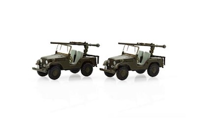 Set mit 2 Jeep PAK58-Panzer Abwehr Kompanie-BAT
