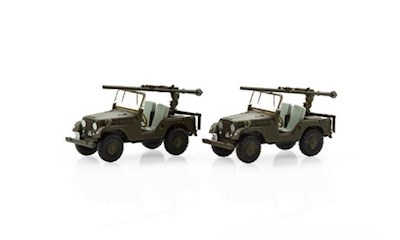 Set mit 2 Jeep  PAK58-Panzer Abwehr Kompanie-BAT