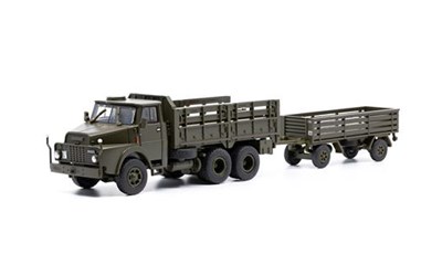 Henschel LKW HS 3-14 mit Infanterieanhänger offen