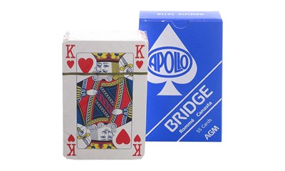 Bridge Apollo, Spielkarten blau