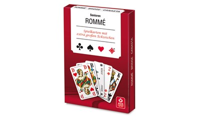 Rommé Senioren Französisches Bild