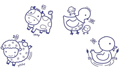 Baby Stempel Bauernhof ECO