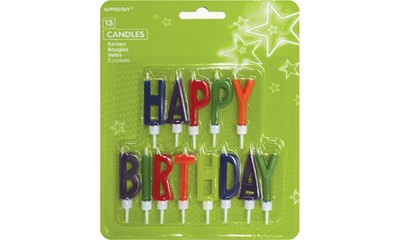 13 Kerzen Happy Birthday