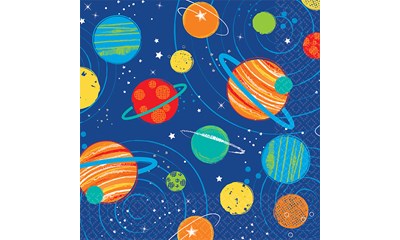 16 Servietten 25cm Blast Off