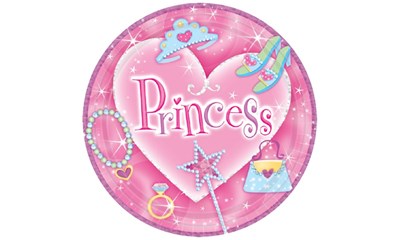 Princess 8 Teller Prinzessin 23cm