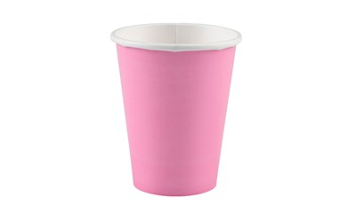8 Becher rosa 250 ml