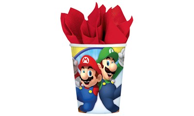 8 Becher Super Mario 266ml