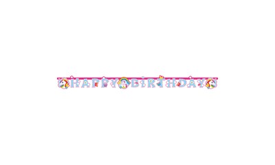 Partykette Einhorn 180 x 15cm