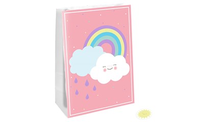 4 Papiertüten Rainbow & Cloud