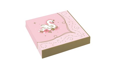 16 Servietten Princess 33x33cm aus Papier