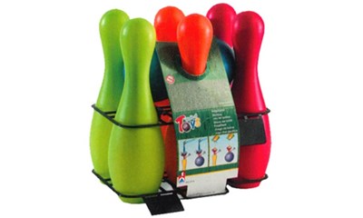 Outdoor Spielzeug Bowling-Set 6 Kegel