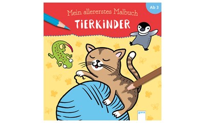 Malbuch Tierkinder Mein allererstes Malbuch
