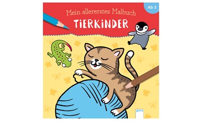 Malbuch Tierkinder Mein allererstes Malbuch 