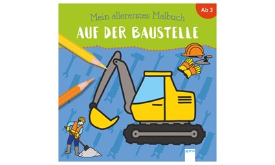 Malbuch Auf der Baustelle Mein allererstes Malbuch