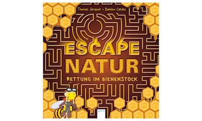 Escape Natur Rettung im Bienenstock, 64 S., 21x21cm, für Knobelfans, ab 8 Jahren