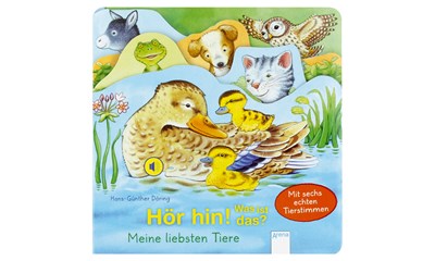 Hör hin! Was ist das? Meine liebsten Tiere, 12 Seiten, ab 2 Jahren