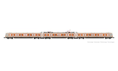 DB 3er-Set E-Triebwagen BR 420 grau/orange zwei St