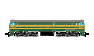 ALSA Diesellok 2150 grün/gelb Ep. VI