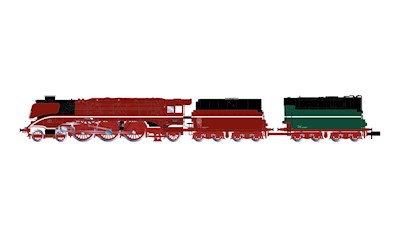 Dampflokomotive 18 201 Öltender rot mit grünem Tender Ep. V DCS