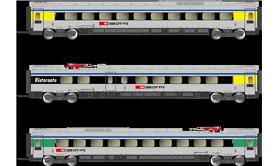 SBB Cisalpino 3 Mittelwagen ETR610 Ep.VI