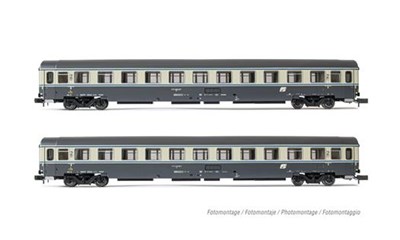 FS 2 Reisezugwagen UIC-Z1 2B grau Ep. IV-V