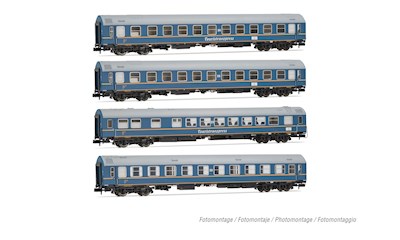 DR 4er-Set OSShD Typ B Personenwagen Touristen-Exp