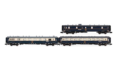 CIWL 3-teil. Set Edelweiss Pullman Express DD3 VPC Fleche d'Or + VP Étoile du