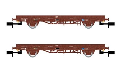 RENFE 2 Flachwagen mit 2-achsigTabaksäcken Ep.IV