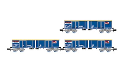 SNCF 3 Hochbordwagen Ep. VI