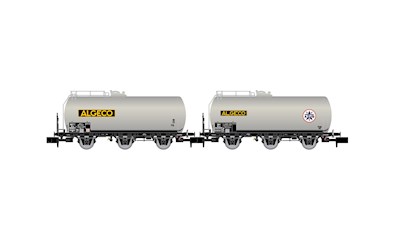 SNCF 2er-Set 3-achsiger Kesselwagen ALGECO  Ep.III