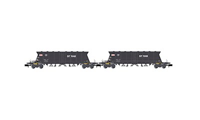 SNCF 2er-Set 4-achsiger Kohlewagen Faoos S.G.W./SI