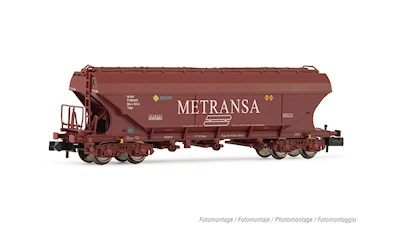 RENFE4-achsiger Getreidewagen TT5 oxidrot Metrans