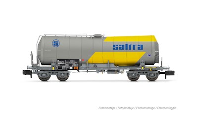 RENFE 4-achsiger Kesselwagen SALTRA grau/gelb Ep.I