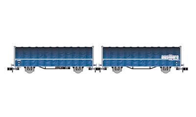 FS 2 Schiebeplanewagen Laails 2 Ausiliare Milano blau Ep. IV-V