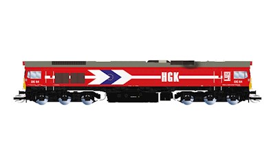 HGK dieselelektrische Lokomotive Class 66 rot gelbe Front Ep. V-VI BLE-Soun