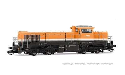 BASF dieselelektrische Lokomotive Vossloh DE 18 orange/grau Ep. VI