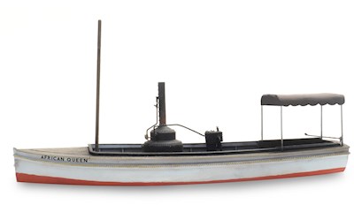 Dampfschiff African Queen Wasserlinie (109mm)