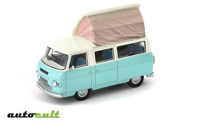 Commer Dormobile Coaster, hellblau-weiss