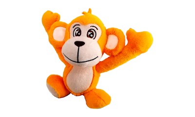 Stretch Buddies Affe 18 cm Kuscheltier, dehnbare Glieder, weicher Plüsch, ab 0 J