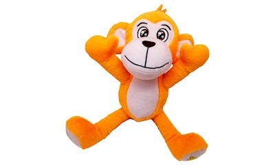 Stretch Buddies Affe 25 cm Kuscheltier, dehnbare Glieder, weicher Plüsch, ab 0 J