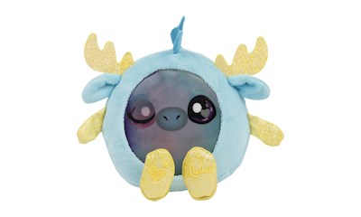 Lulu Elch 18 cm Kuscheltier, zwei Gesichter, weicher Plüsch, ab 0 Jahren