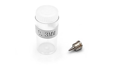 Hybrid Nozzle thread-less option 0,3mm for Caravaggio gravity-feed