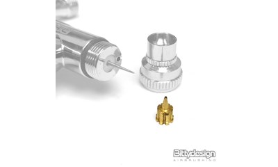 Hybrid Nozzle thread-less option 0,3mm for Caravaggio gravity-feed