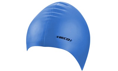 Silikon-Schwimmhaube blau Universalgrösse