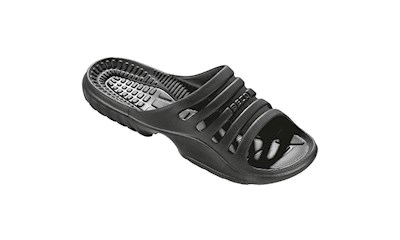 Badesandale Damen schwarz 36