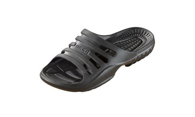 Badesandale Herren schwarz 45